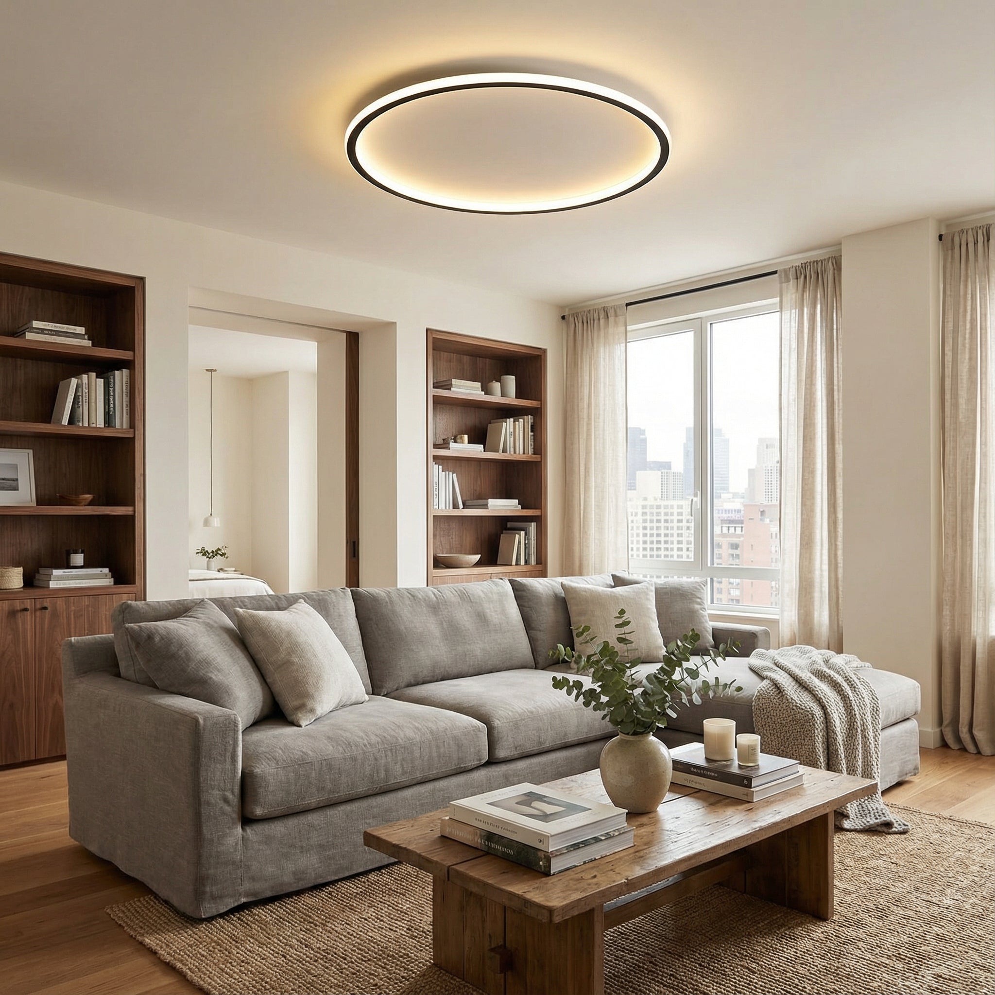 Mysaglobe Skandinavisk Rund Loftlampe