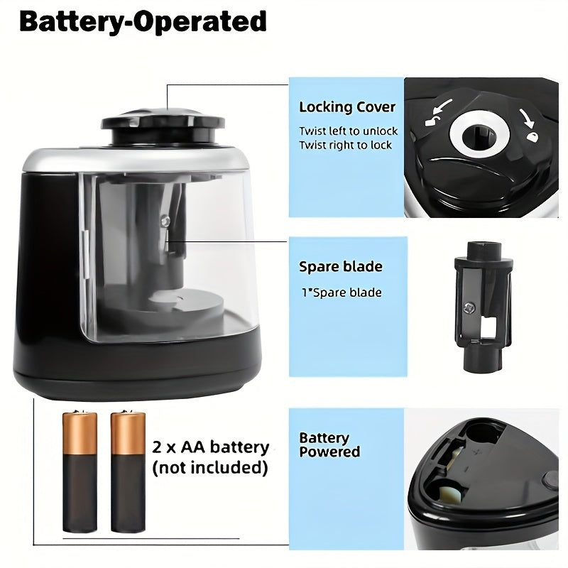 Automatisk USB Blyantspidser – Kompakt & Hurtig