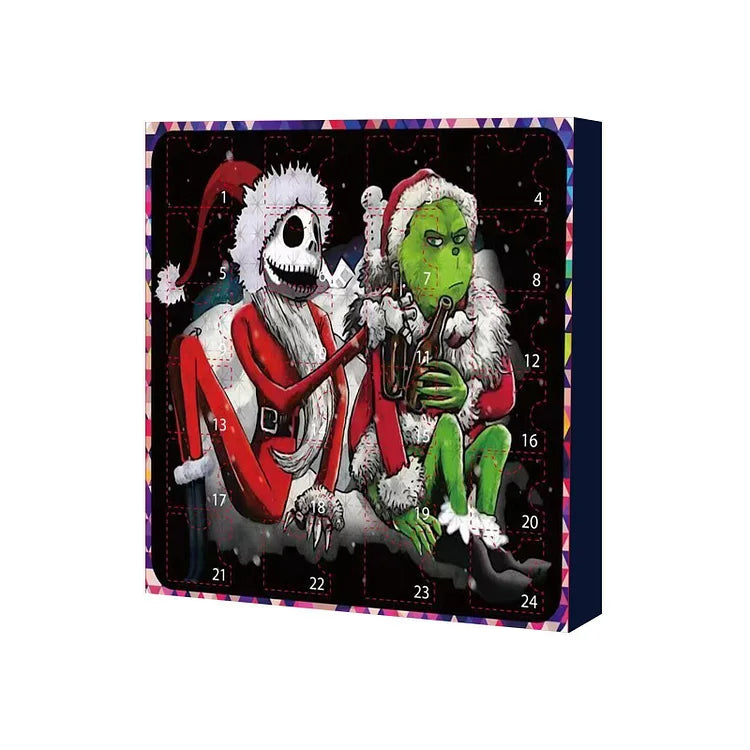 Monsteradventskalender – grön julkalender med överraskningar