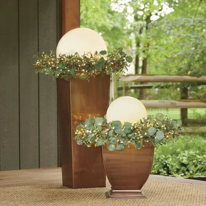 AuraKleur havebold LED-belysning – 16 farver – Trådløs, vejrbestandig og stemningsfuld til have, terrasse og fest