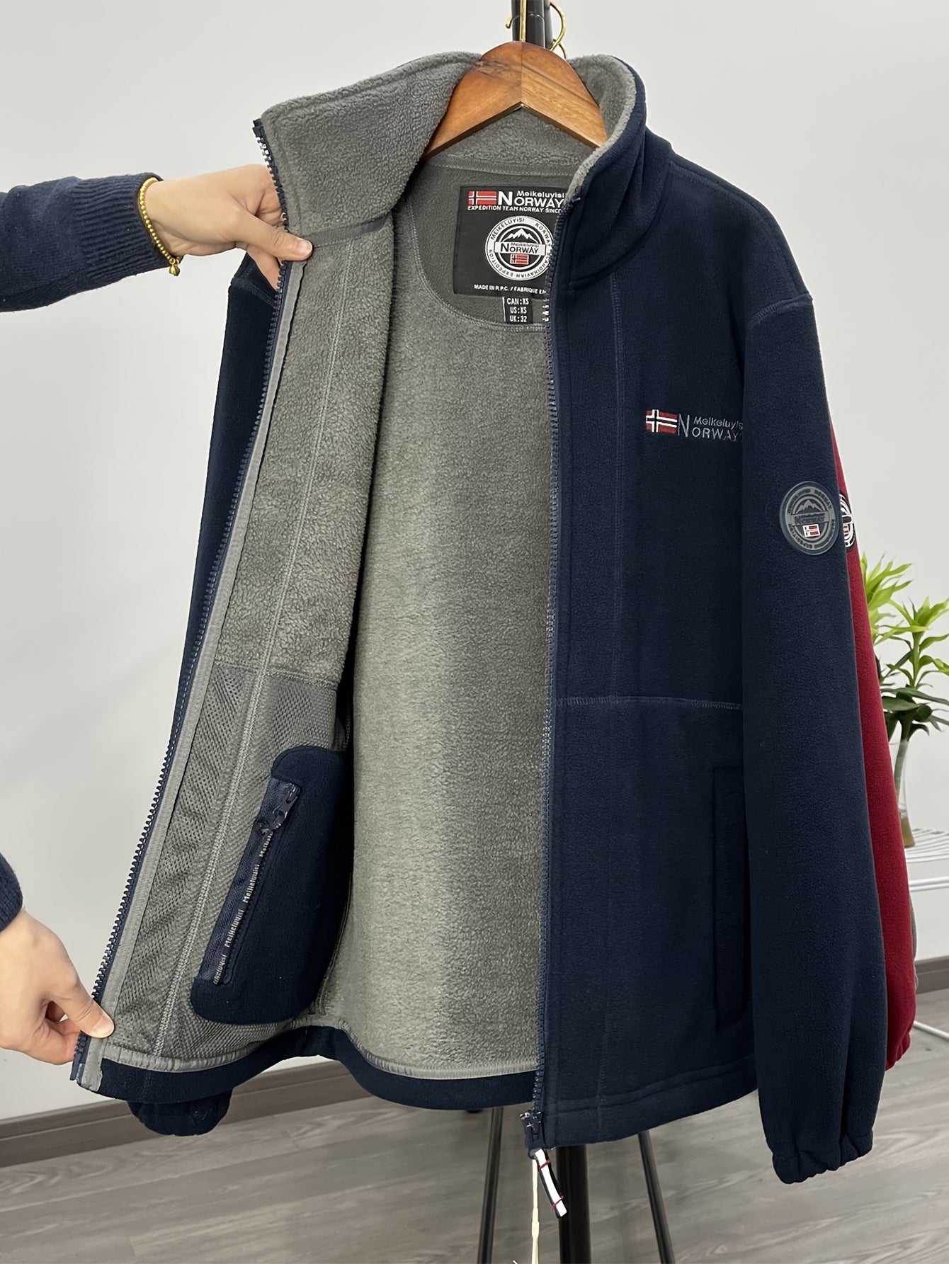 Julius Veste Polaire Outdoor Mand – Blød, Varm & Let med Beskyttende Krave