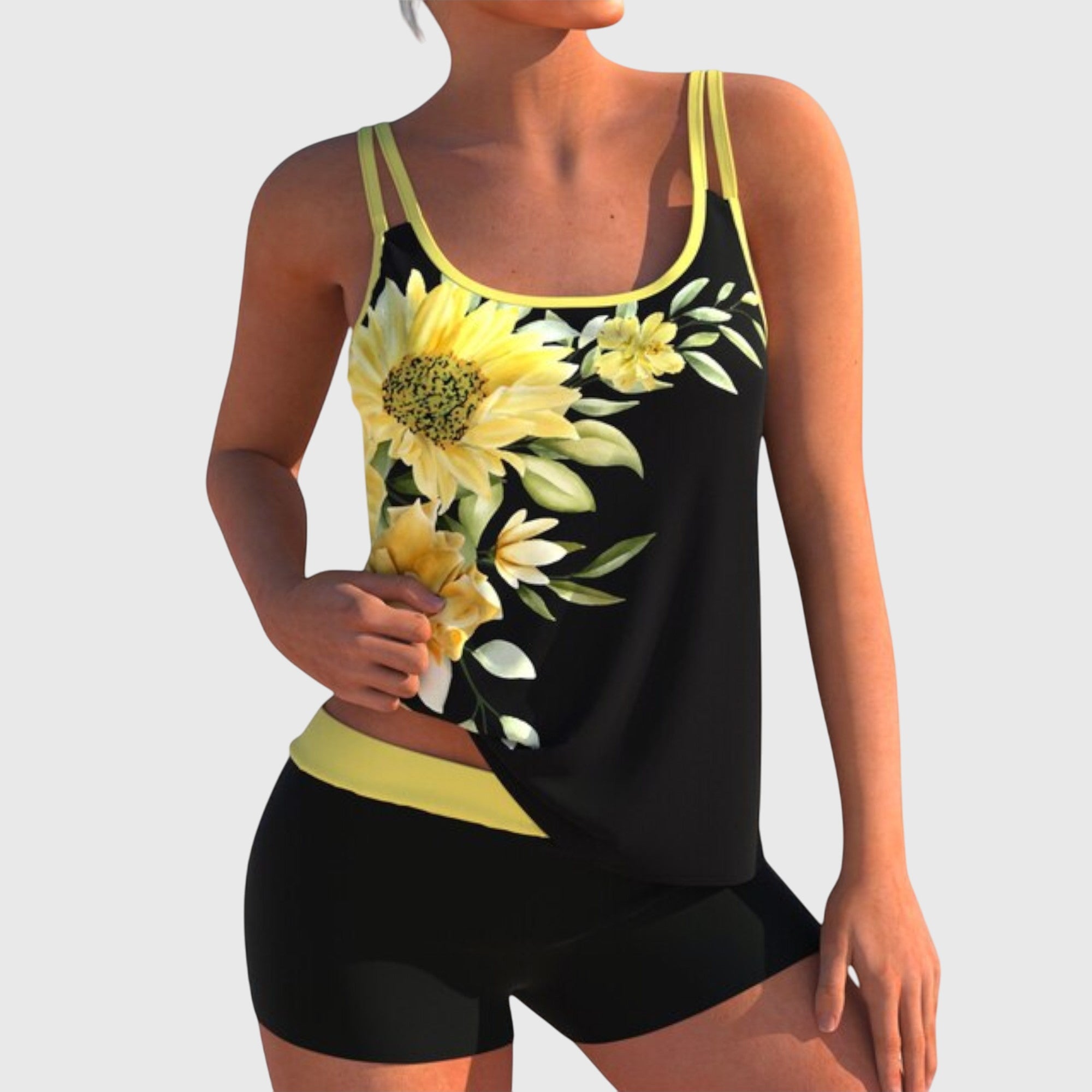 Marguerite | Blomstret To-Delt Badedragt