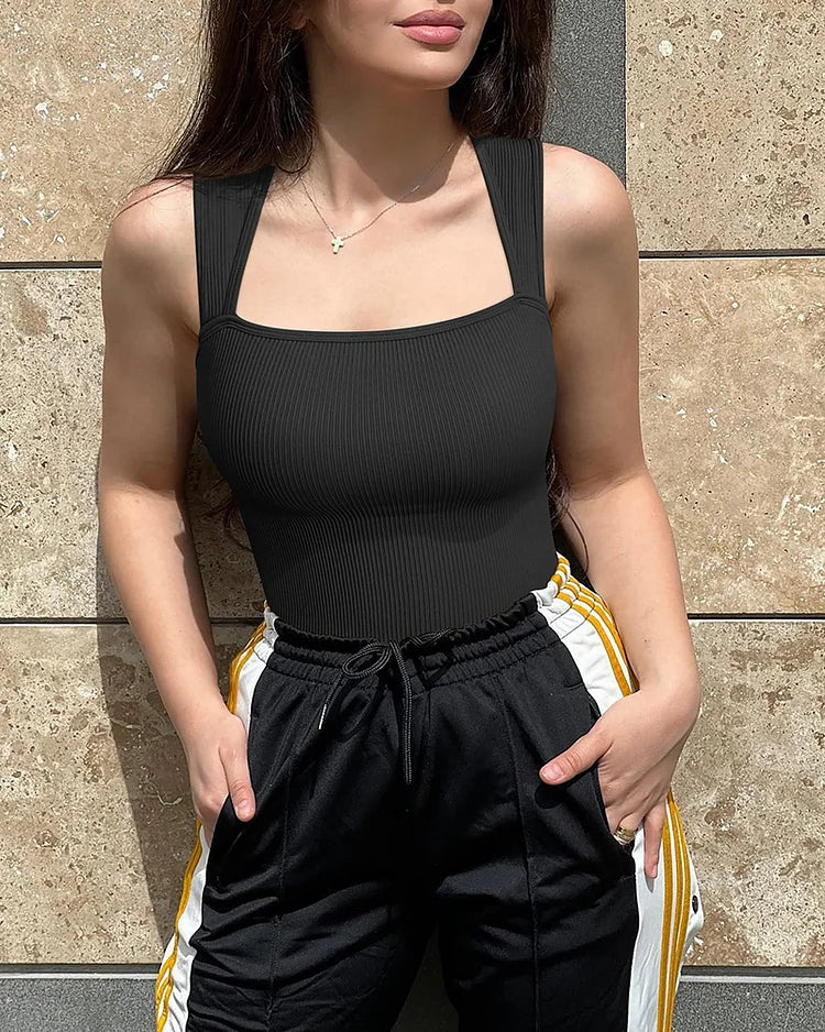 ChicRibbed Bodysuit | Frigør dit indre selvtillid-zarada.dk