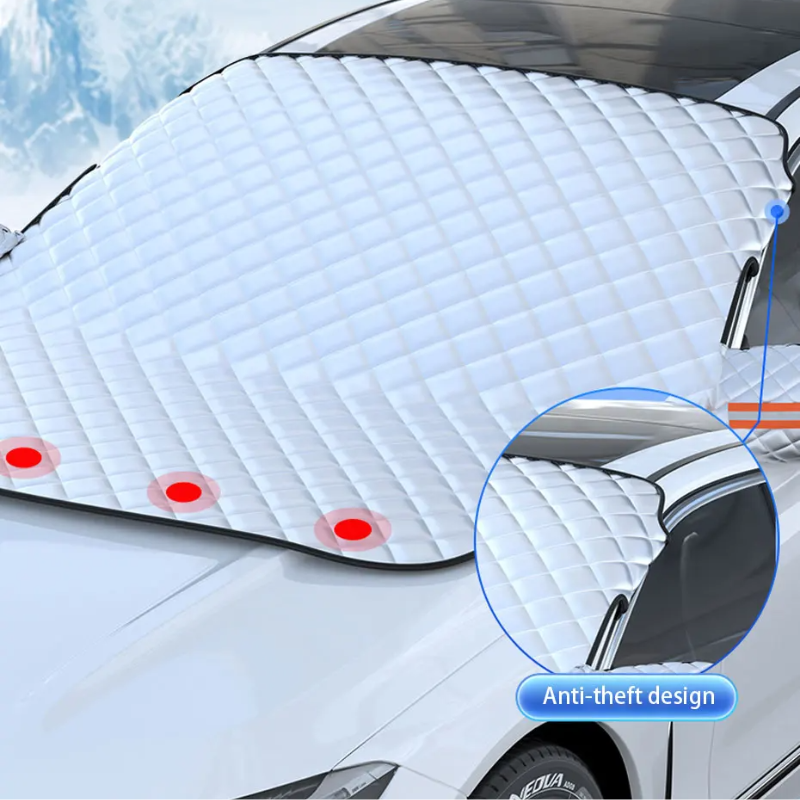 AllWeather Shield – Magnetisk Forrude Beskyttelsesbetræk til Bil, Anti-Frost & UV