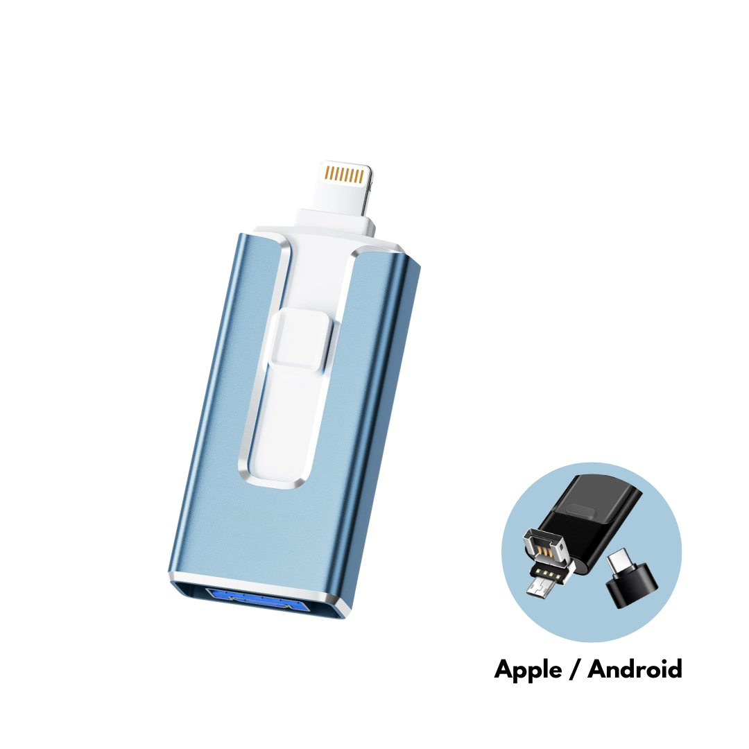 SnapVault 4-i-1 backupstick | Fra telefonen direkte til din USB-zarada.dk