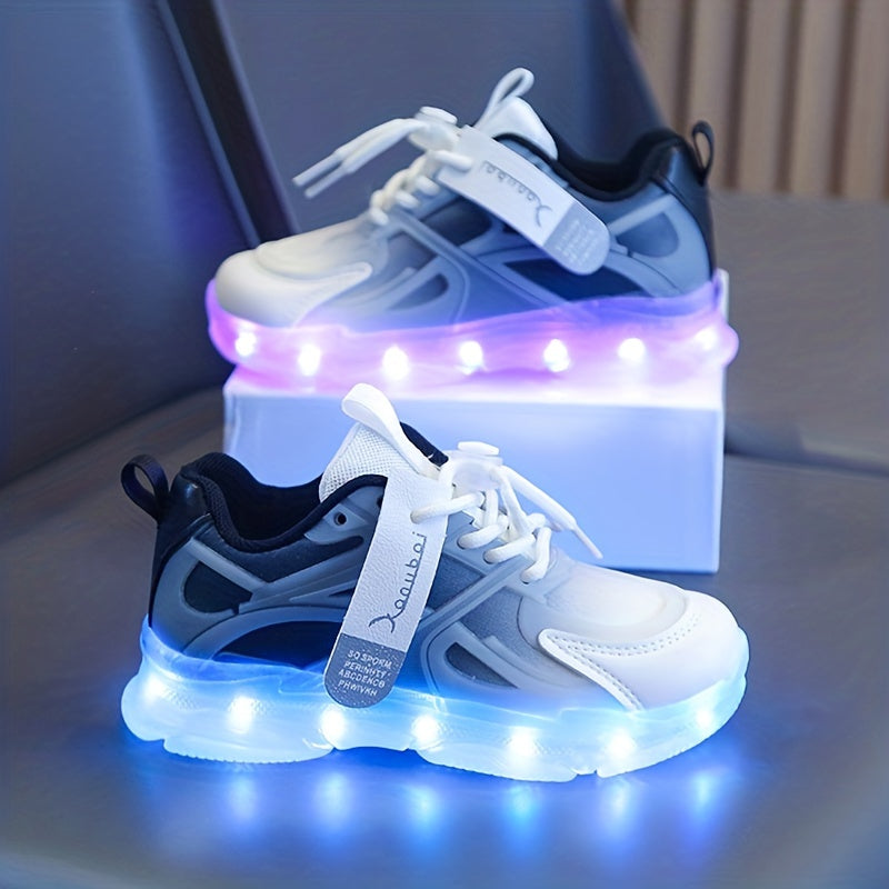 Lysende Sneakers til Børn – Farverige, LED-belysning for et Legende Udseende