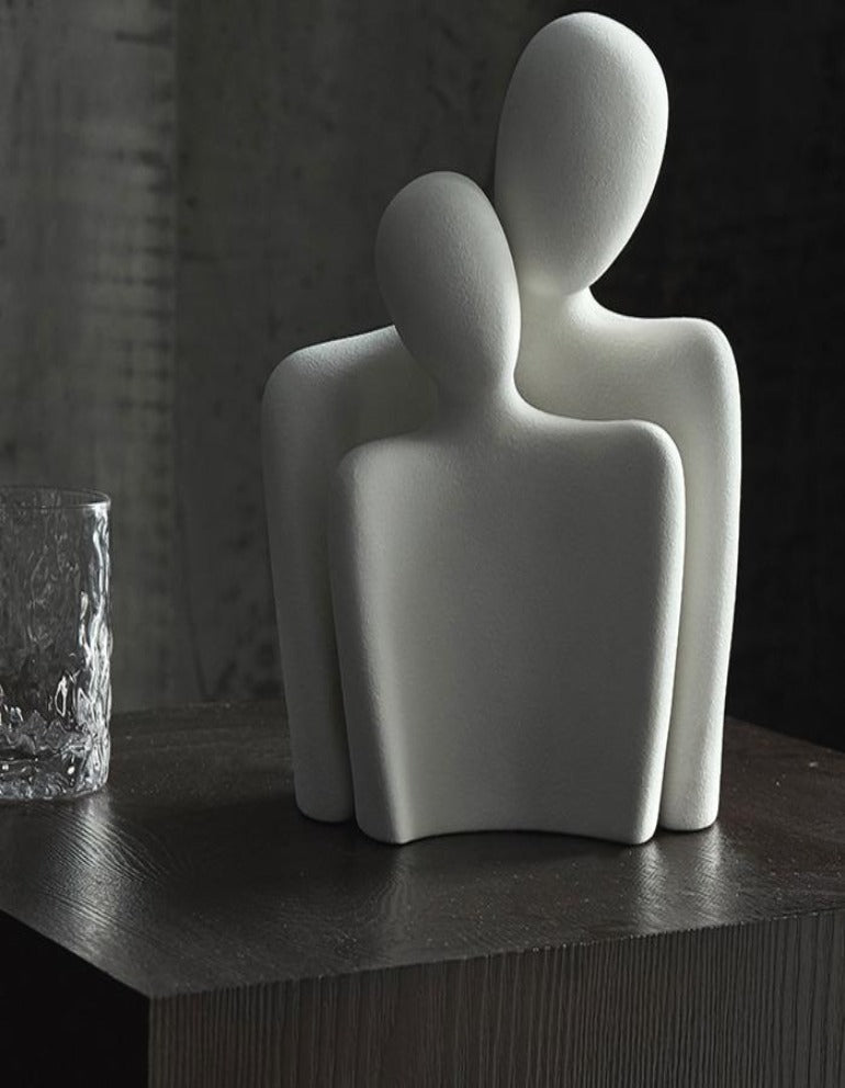 Abstrakt Kærlighedsstatue Til Hjemmet Dekoration