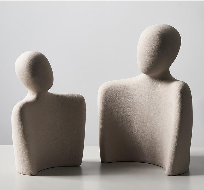 Abstrakt Kærlighedsstatue Til Hjemmet Dekoration