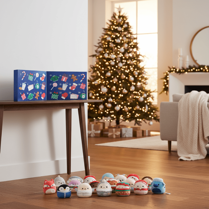 Adventskalender med Micromallow Figurer til Børn