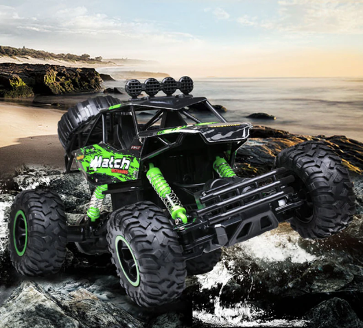 Fjernbetjent Bil 4x4 Rock Crawler Monster Truck