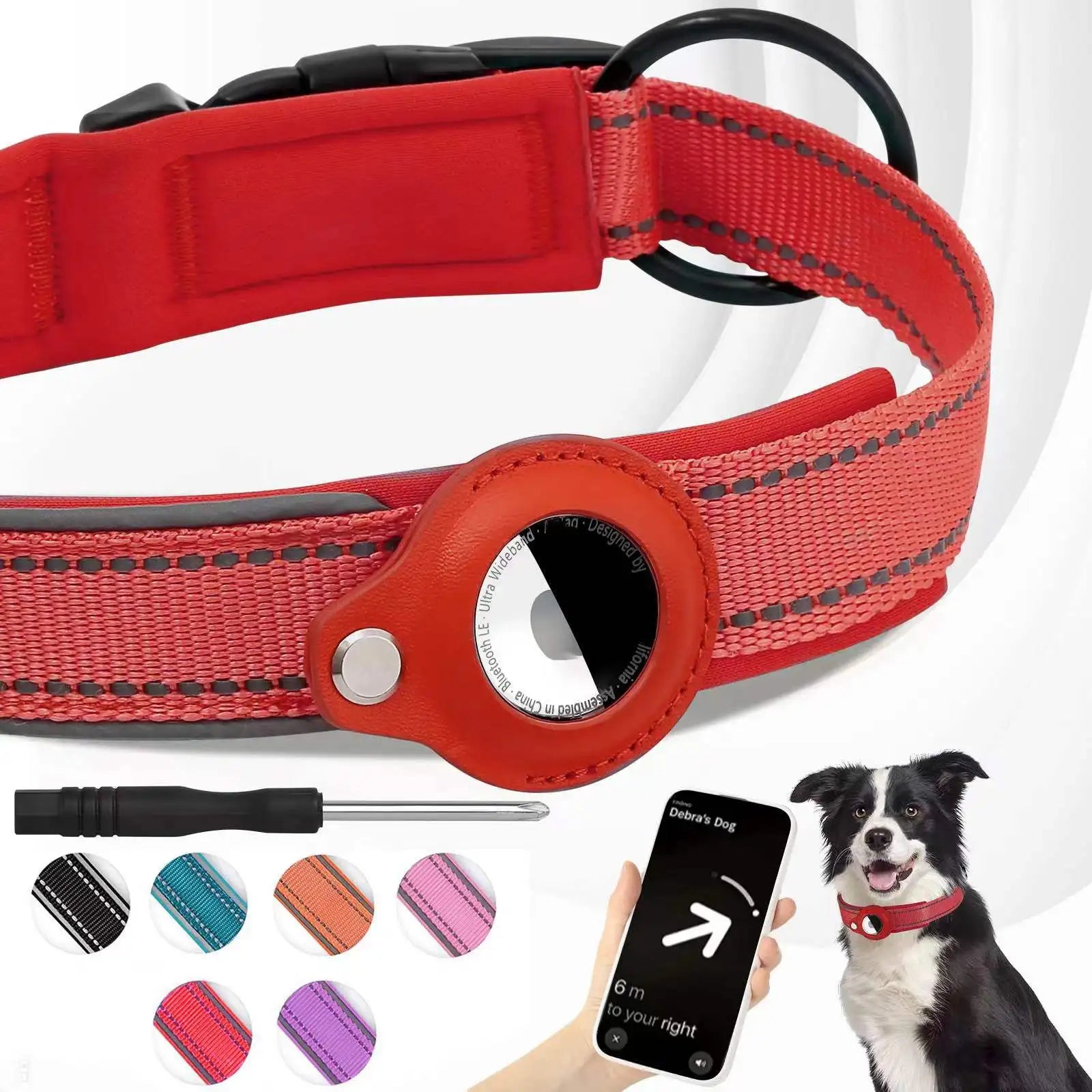AirTag Hundehalsbånd til Sikkerhed