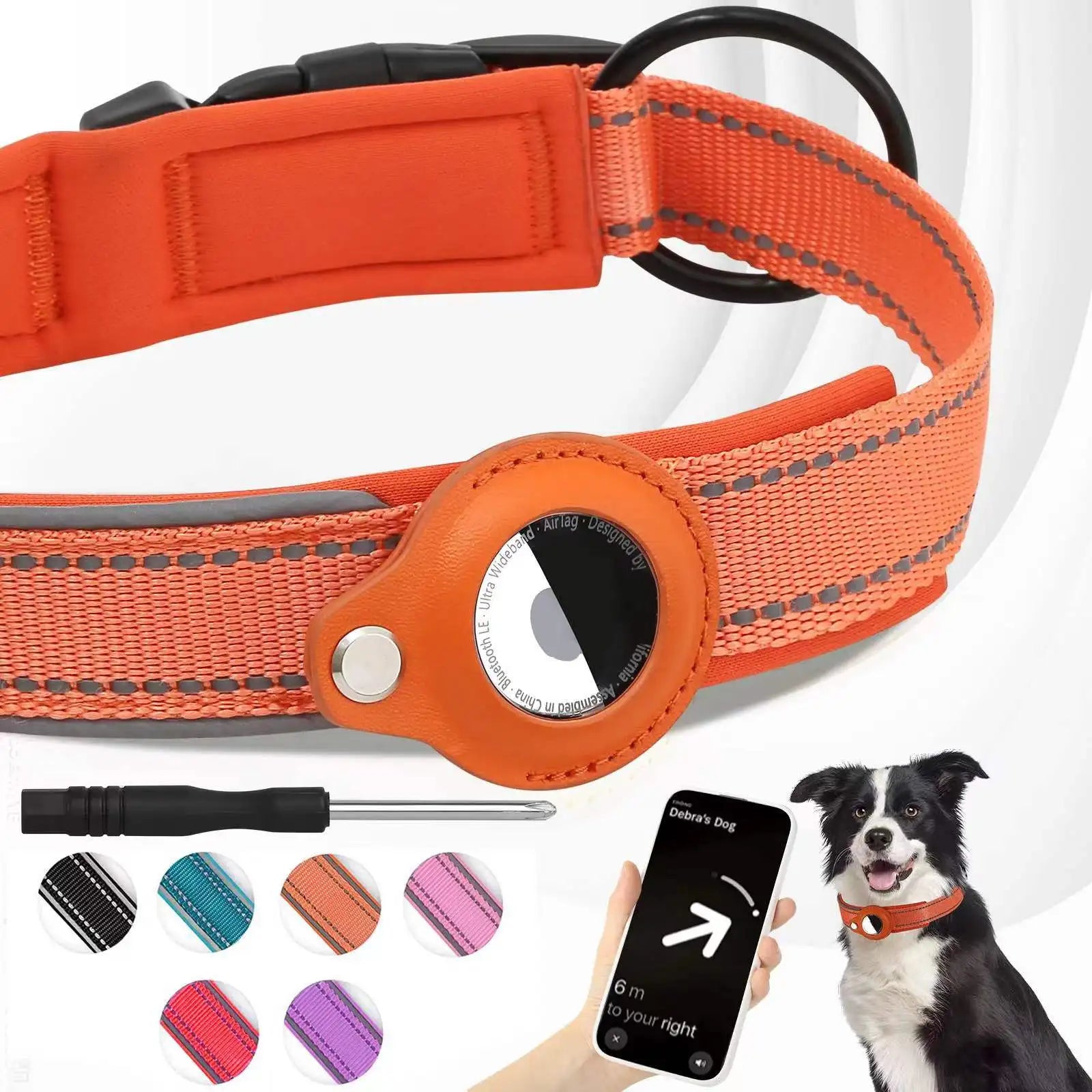 AirTag Hundehalsbånd til Sikkerhed
