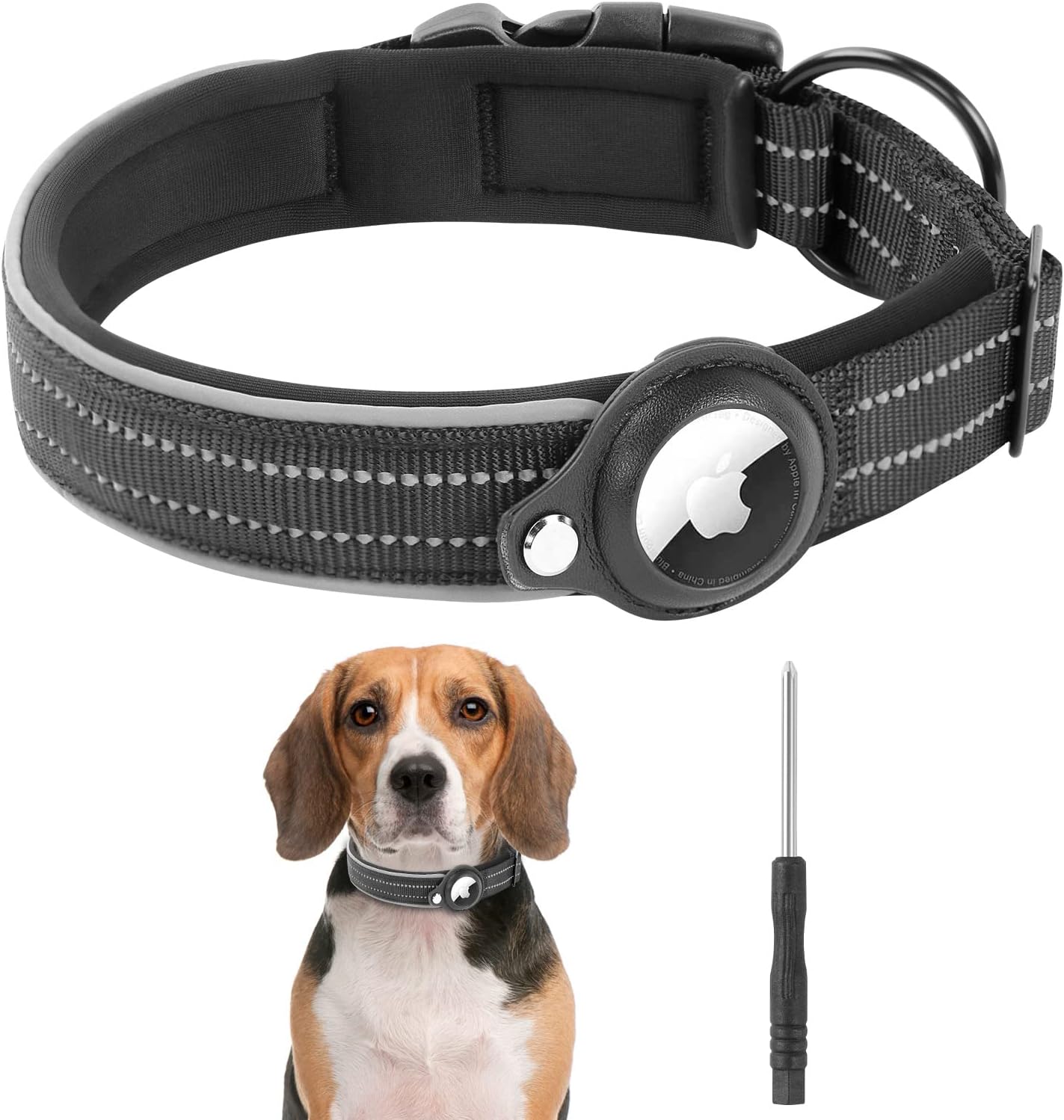 AirTag Hundehalsbånd til Sikkerhed