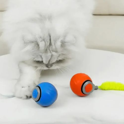 PurrPlay Interaktive Rullende Bold | Smart sjov for dine pelsede venner-zarada.dk