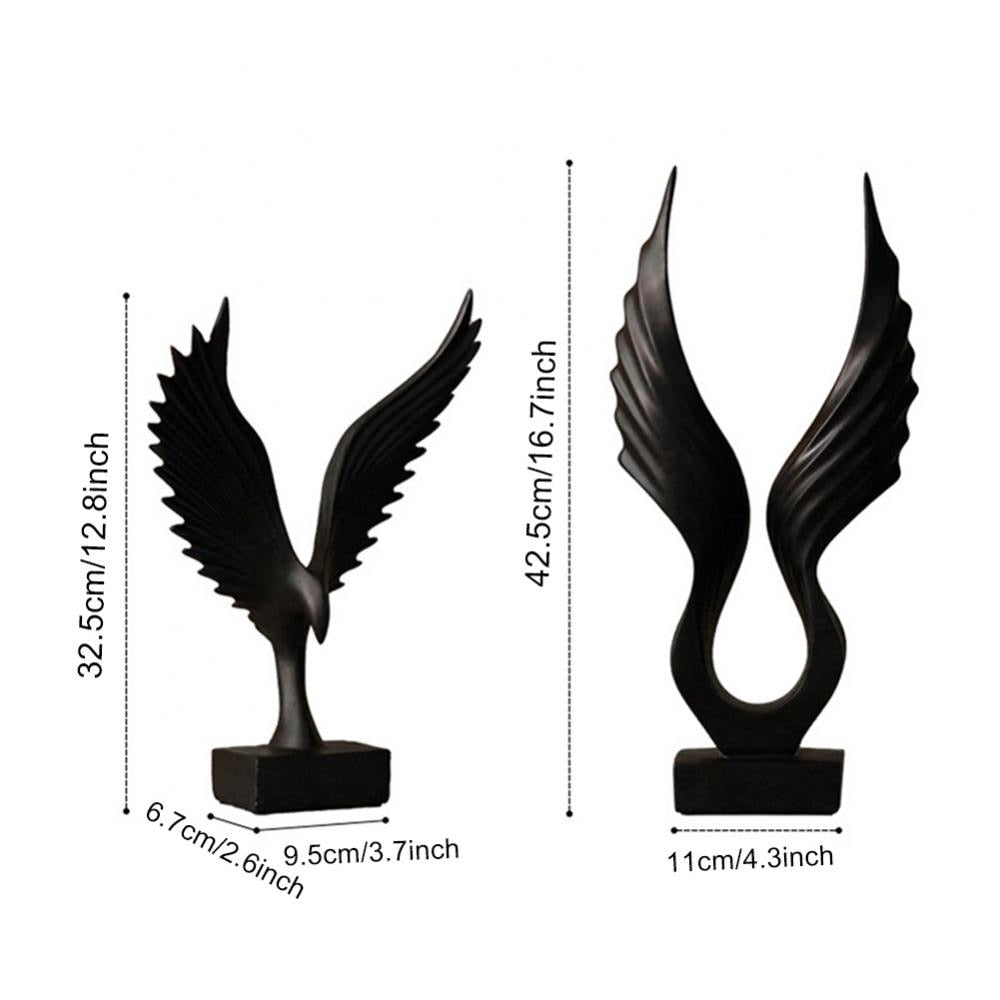 Angel Wing Skulptur til Boligdekoration
