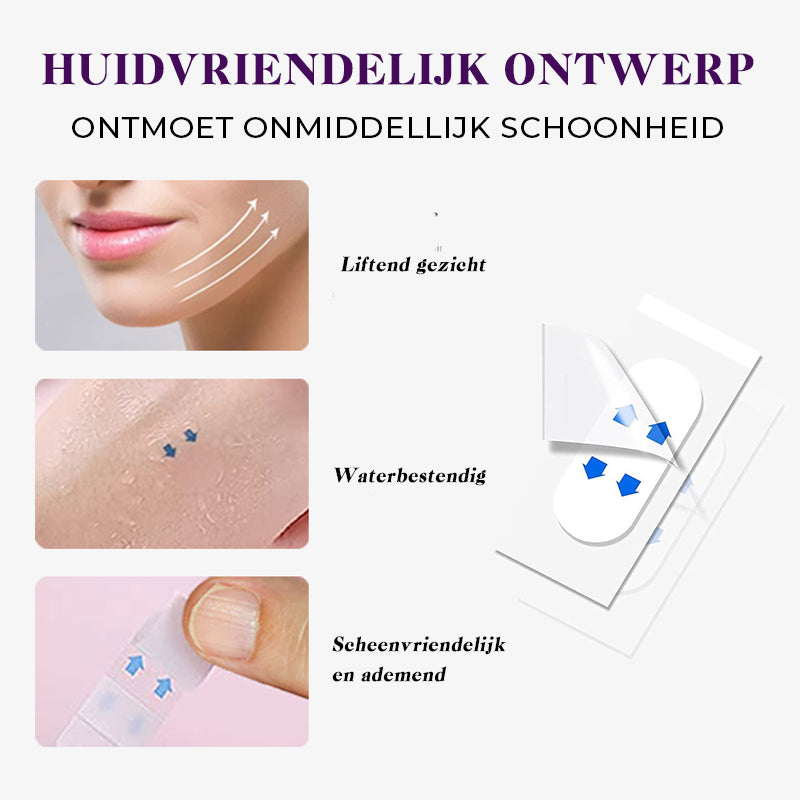 Ansigtsløfter Tape til Kvinder - Usynlig Design