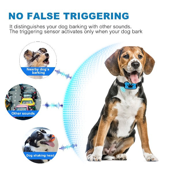 Anti-Barking Collar til Hunde med Vibration og Ultralyd