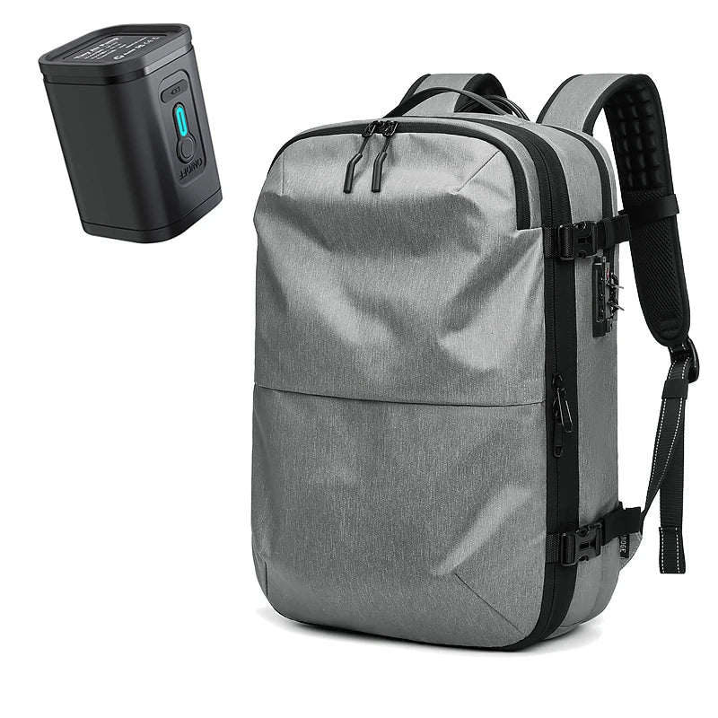 Anti-tyveri Vacuum Komprimering Rygsæk - 60L Udvidelig Airback Rygsæk med Åndbart Design