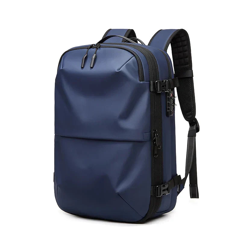 Anti-tyveri Vacuum Komprimering Rygsæk - 60L Udvidelig Airback Rygsæk med Åndbart Design