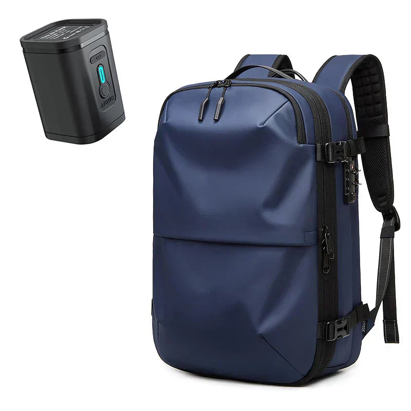 Anti-tyveri Vacuum Komprimering Rygsæk - 60L Udvidelig Airback Rygsæk med Åndbart Design