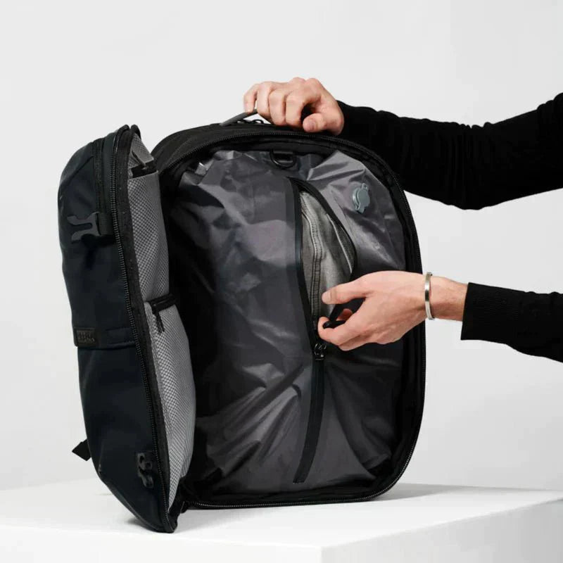 Anti-tyveri Vacuum Komprimering Rygsæk - 60L Udvidelig Airback Rygsæk med Åndbart Design