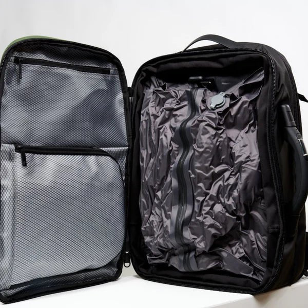 Anti-tyveri Vacuum Komprimering Rygsæk - 60L Udvidelig Airback Rygsæk med Åndbart Design