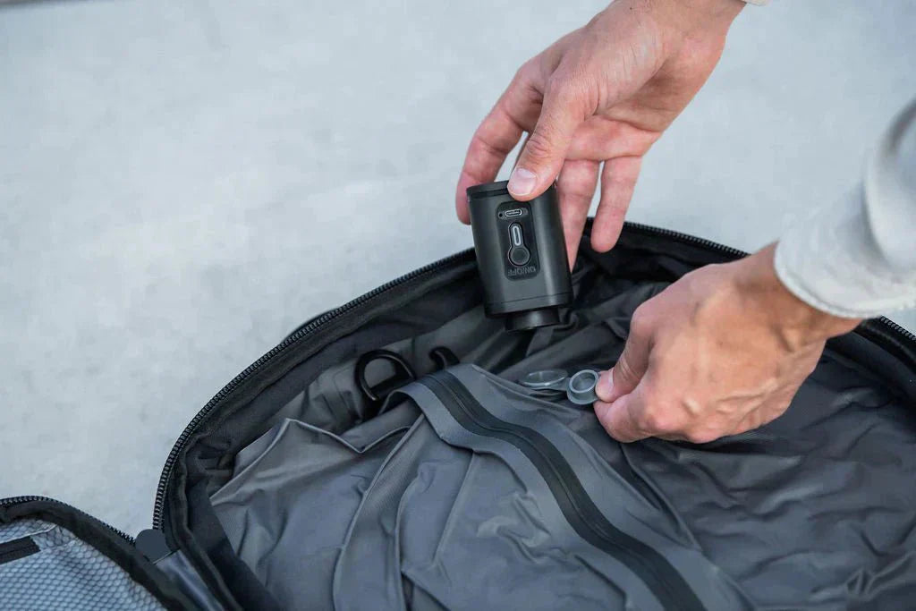 Anti-tyveri Vacuum Komprimering Rygsæk - 60L Udvidelig Airback Rygsæk med Åndbart Design