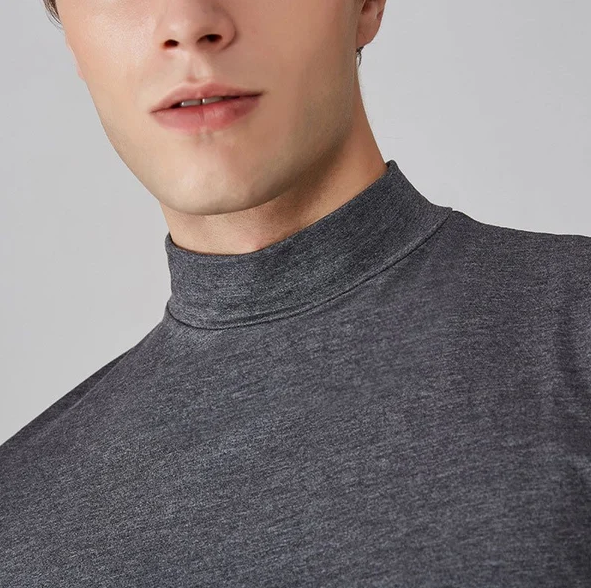 Anti-sved T-shirt med høj hals til mænd