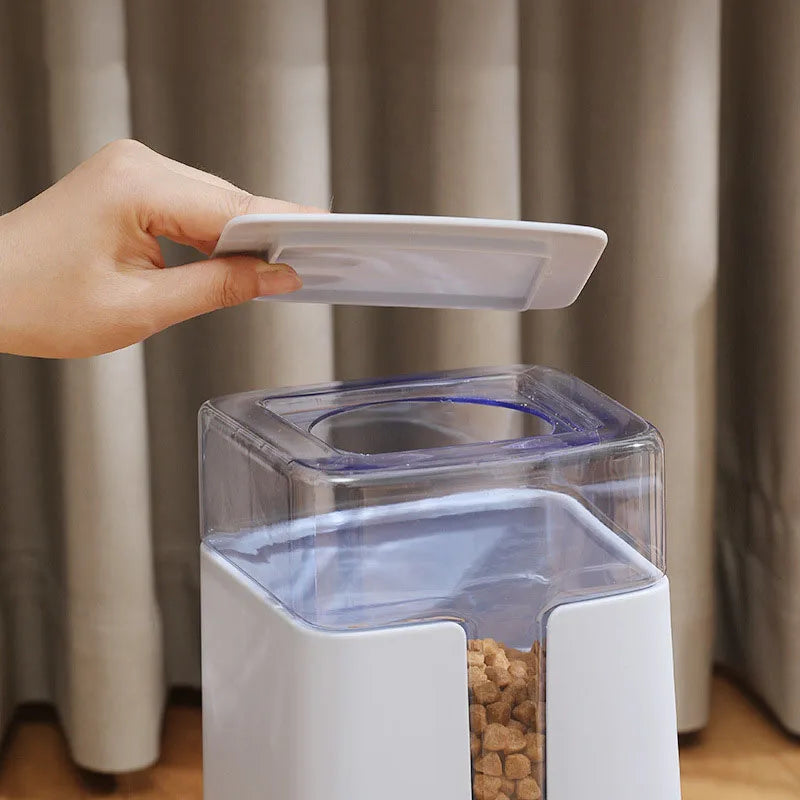 Automatisk Foderdispenser til Hunde – Effektivt Fodringssystem med Stor Kapacitet