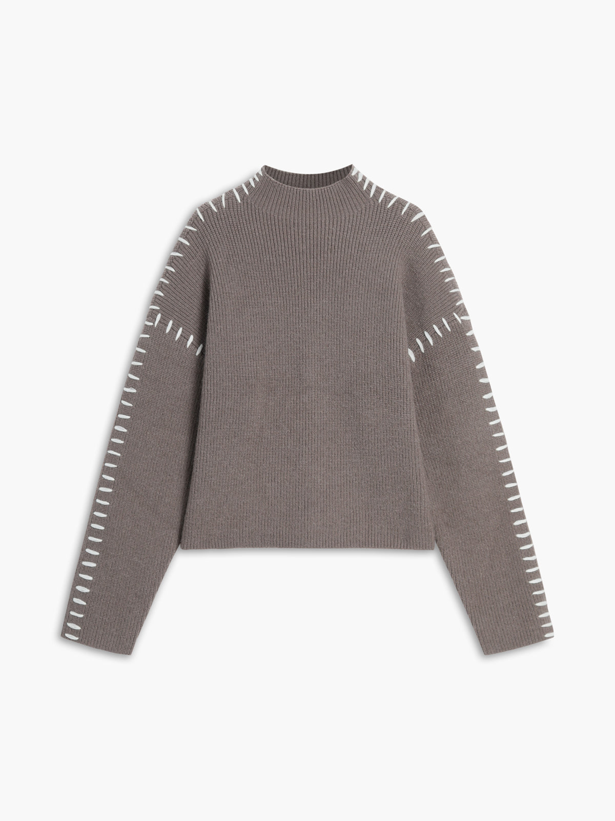 Kayla Pull Kvinde – Oversize Sweater med Høj Hals i Blødt, Chic & Behageligt Strik