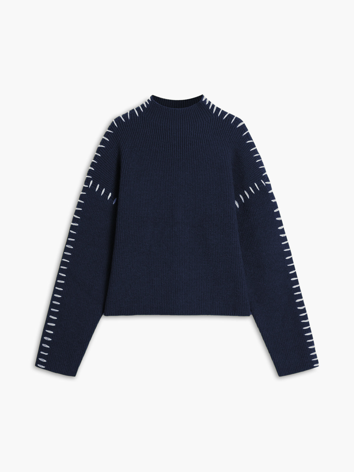 Kayla Pull Kvinde – Oversize Sweater med Høj Hals i Blødt, Chic & Behageligt Strik