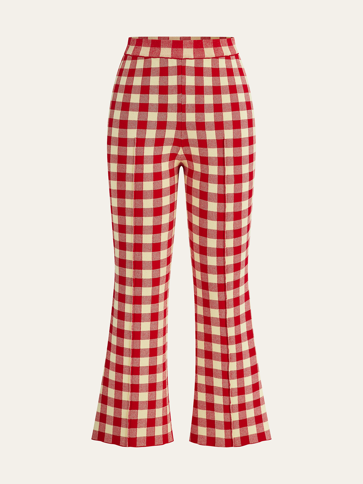 Gingham Print Bukser Sæt