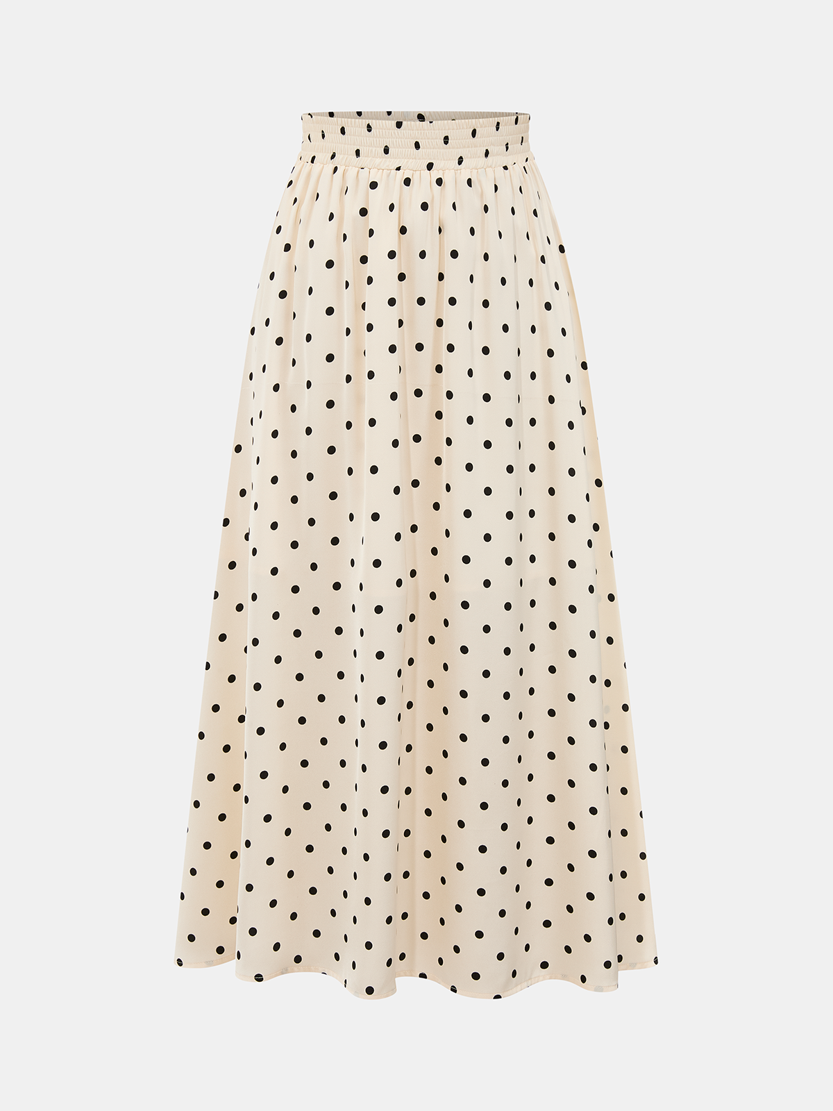 Polka Dot Ærmeløs Top & Maxi Skirt Sæt