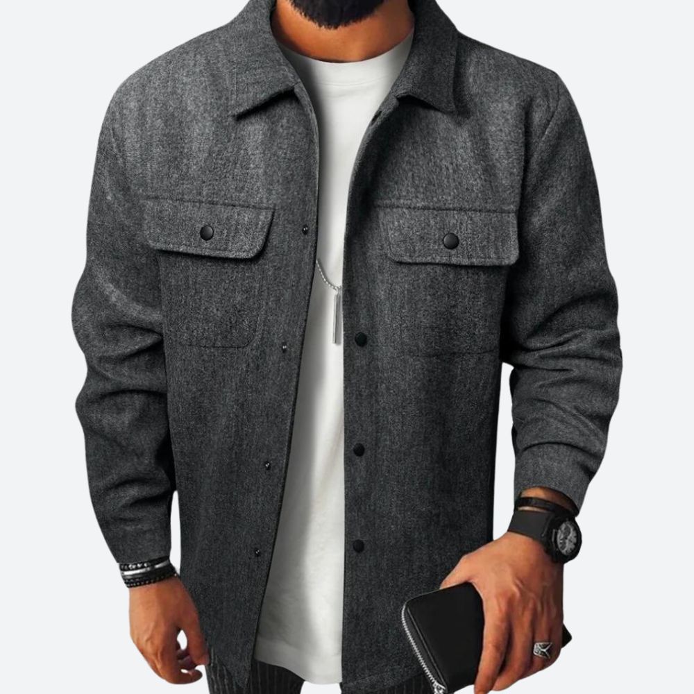 Jason Herre Vest – Varm & Casual Ærmeløs Jakke med Tidløst Design