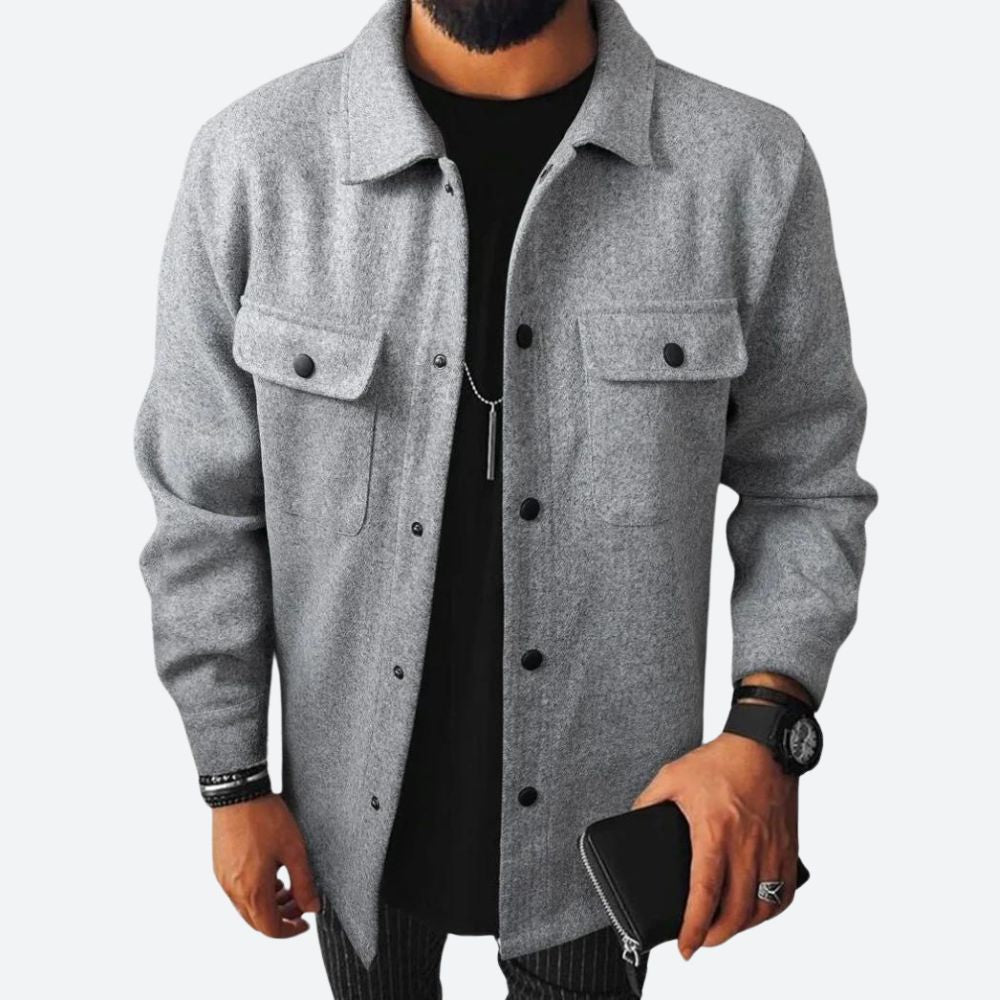 Jason Herre Vest – Varm & Casual Ærmeløs Jakke med Tidløst Design
