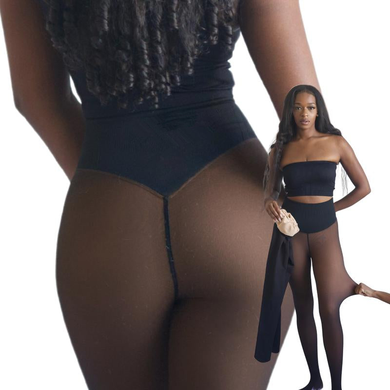ThermoCurve | Original Fleeceforede Leggings Talje Bestemmende Varm Slank