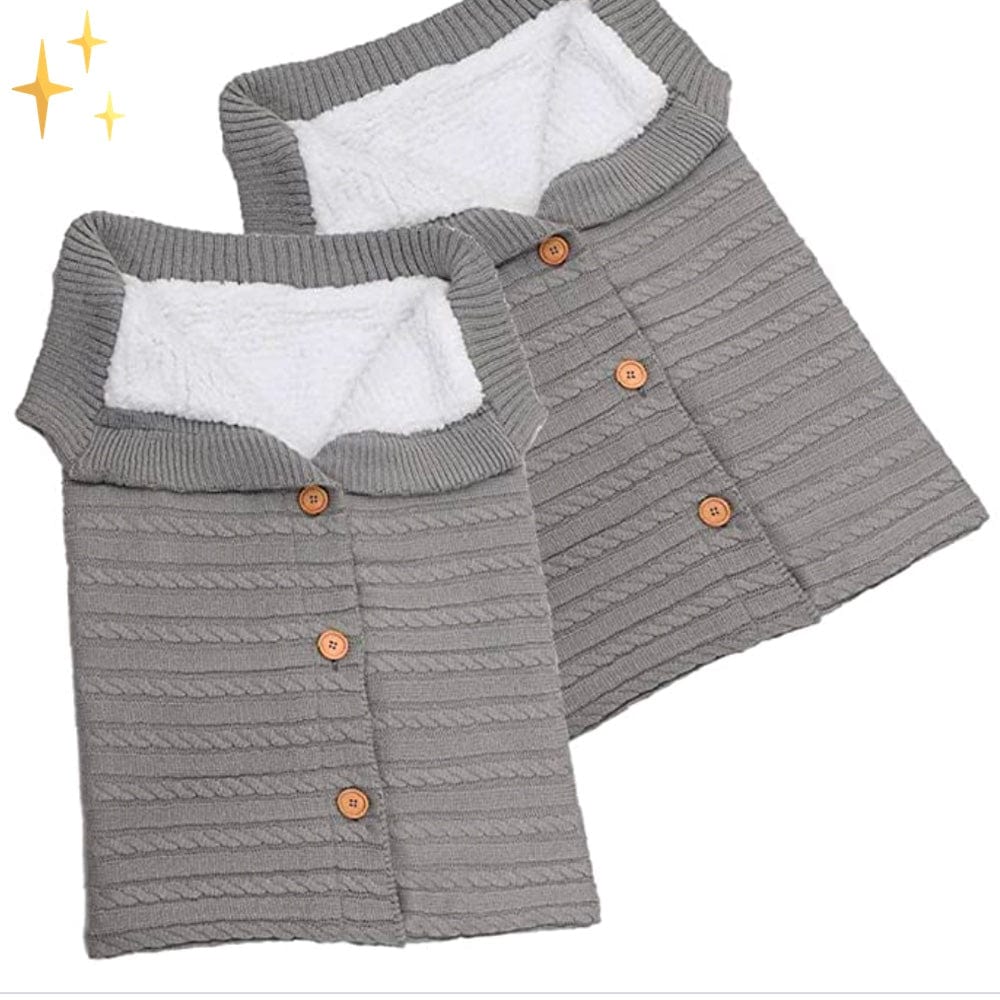 Baby Fleece Sovepose med Mønster og Knapper for en dejlig søvnoplevelse for dit lille barn