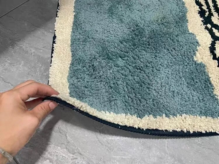 Bademåtte i Abstrakt Design til Badeværelse