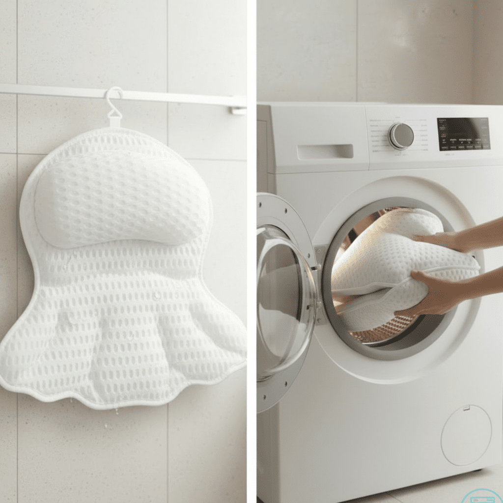 Badepude med Nakke- og Rygstøtte Ergonomisk Design