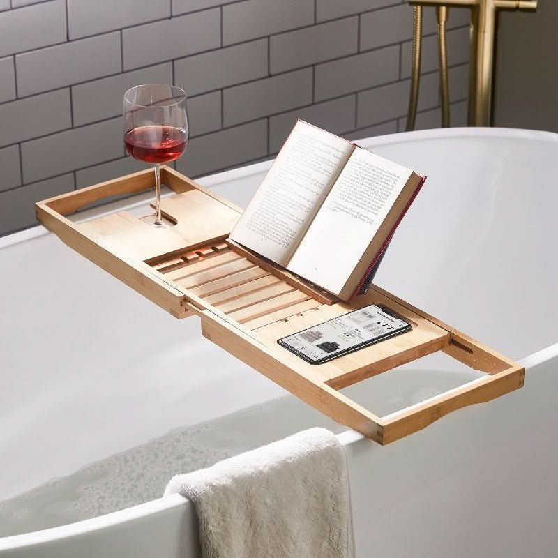 Badeværelses Bakke til Afslapning med Justerbar Design