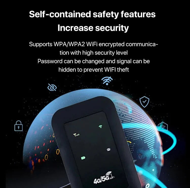 Bærbar 5G WiFi-router Kompakt