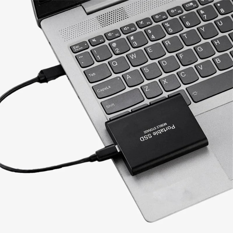 Bærbar Ekstern SSD Harddisk USB 3.1 Hurtig Dataoverførsel Kompakt Design