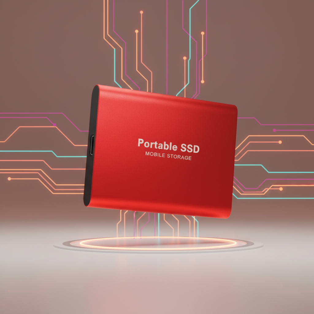Bærbar SSD med Ultra Hurtig Dataoverførsel