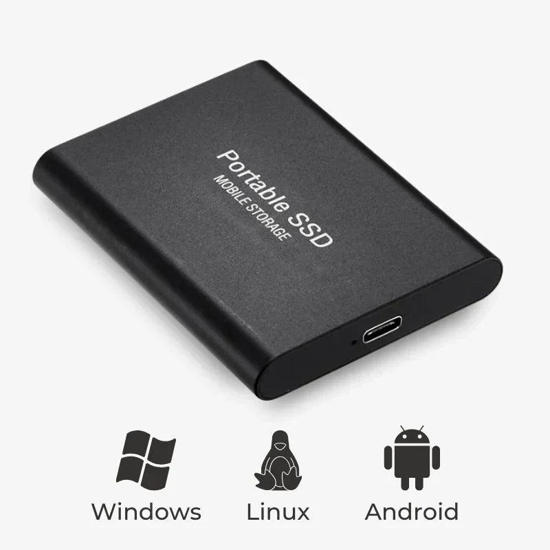 Bærbar SSD med Ultra Hurtig Dataoverførsel