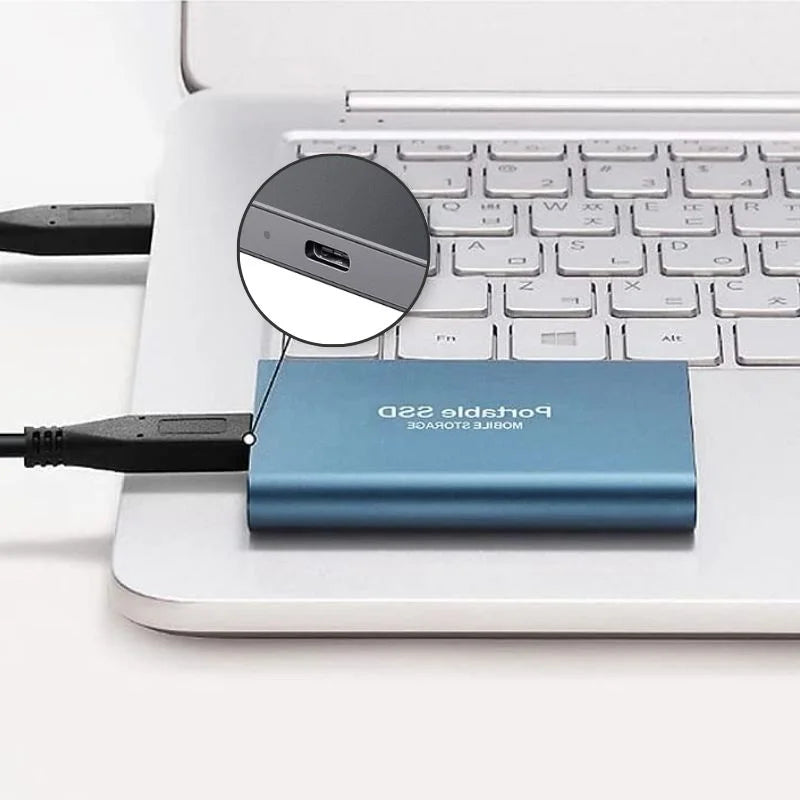 Bærbar SSD med Ultra Hurtig Dataoverførsel
