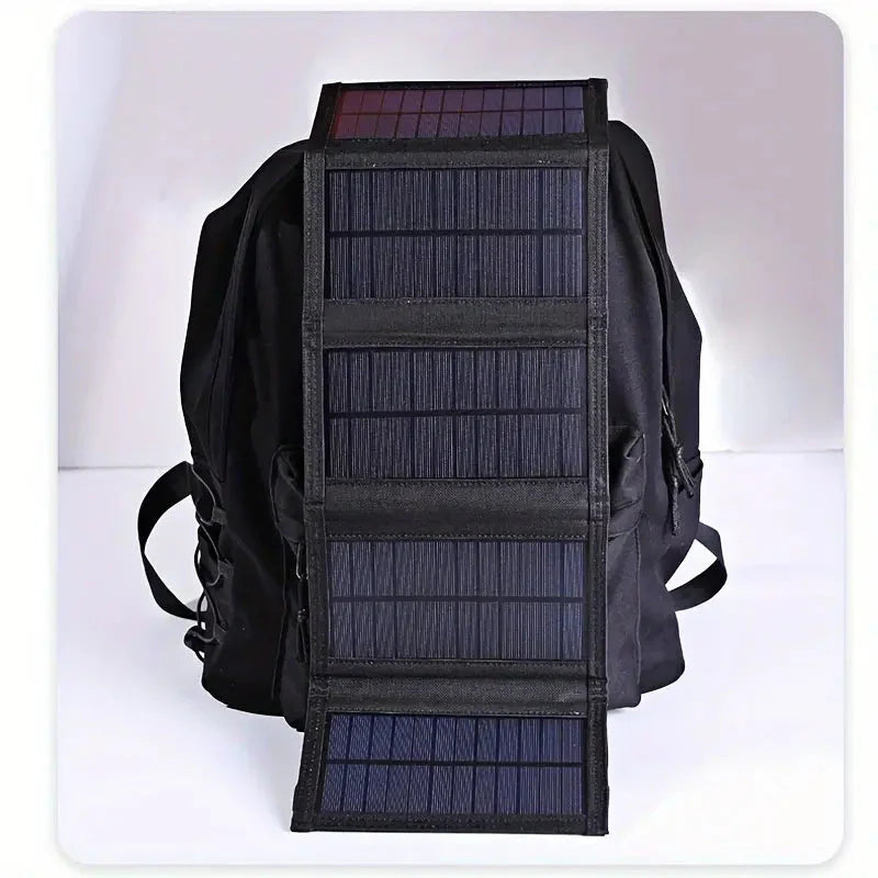Bærbar Solenergi Powerbank Foldbar