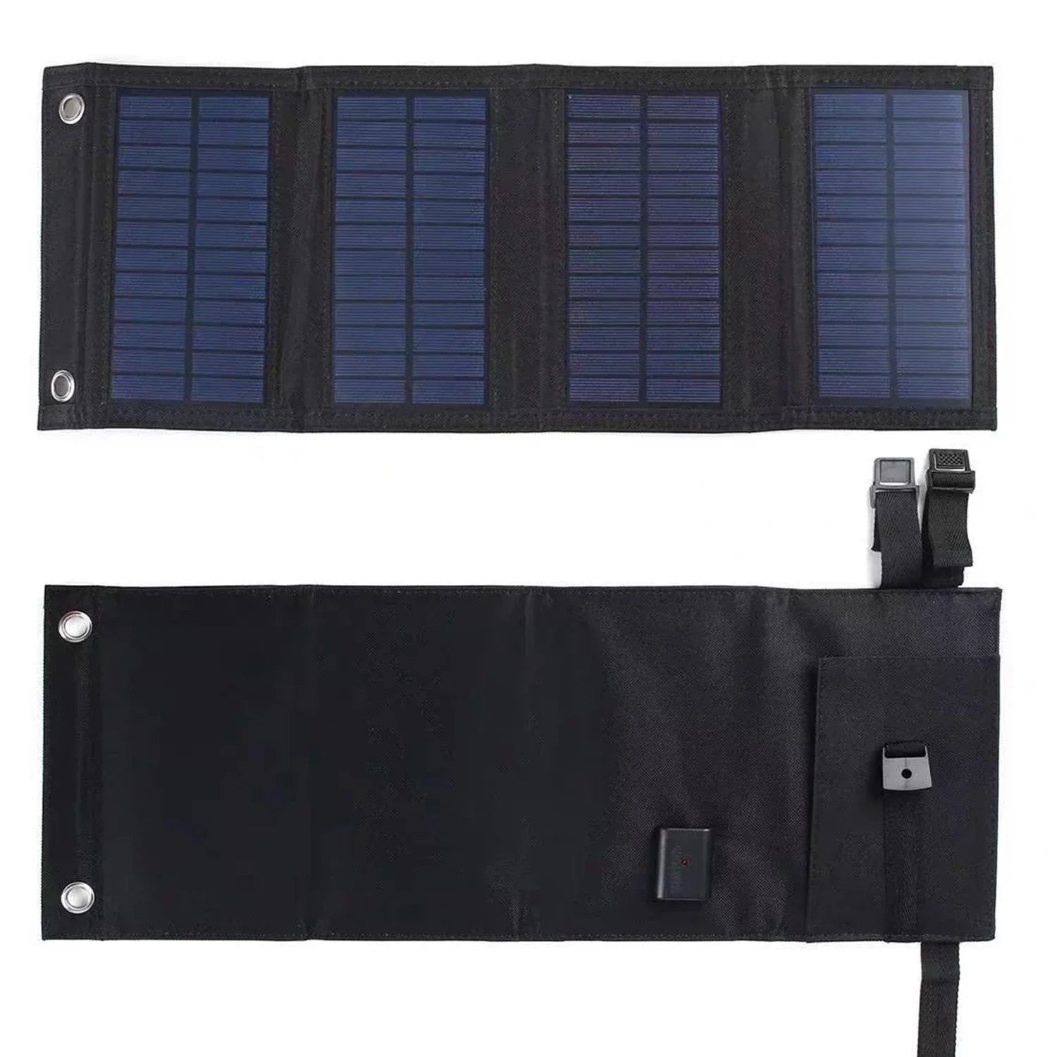 Bærbar Solpanel Oplader 20W 50W 60W - Ideel Til Campingvogn Og Udendørs Aktiviteter