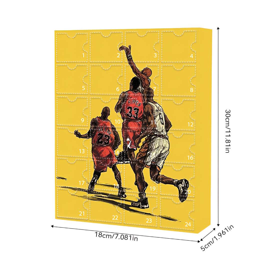 Basketadventskalender – 24 dagar med samlarfigurer och fanöverraskningar