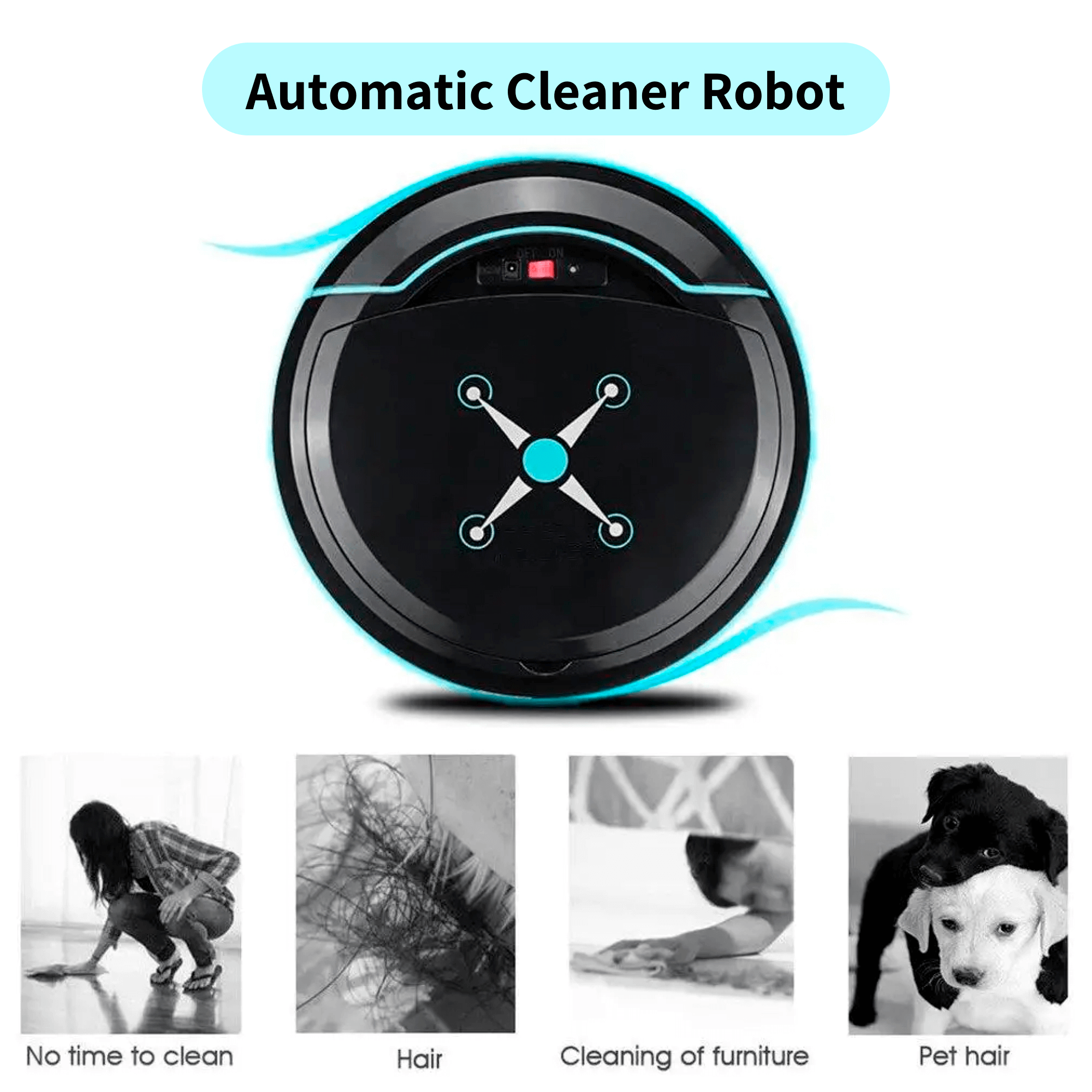 Bedst Bedømte Automatiske Robotstøvsuger Autonomt Højt Bedømt Støvsuger og Moppe