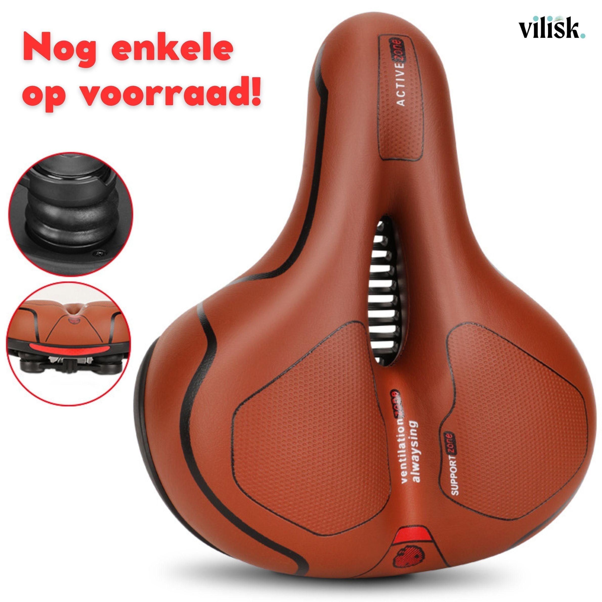 BestRide - Komfortabel cykelsadel mod ryg- og siddebenklager